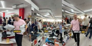 Inauguración outlet en TikTok.