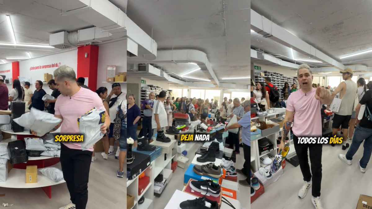 Inauguración outlet en TikTok.