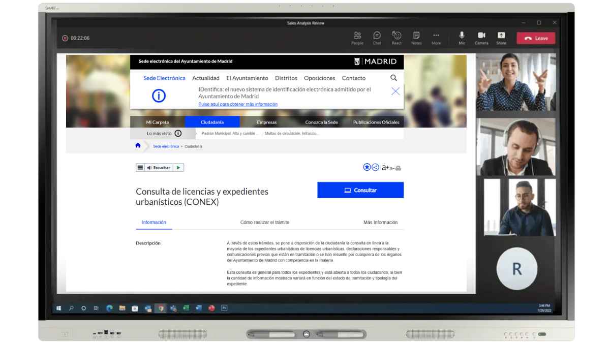 Sistema online gestiones.