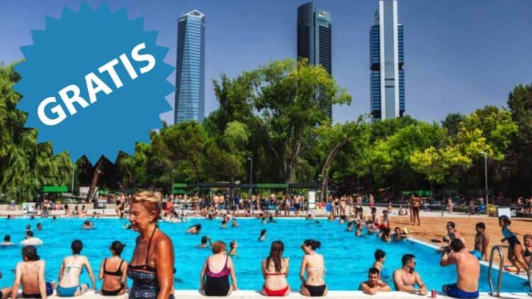Piscina pública en Madrid con acceso gratis para titulares del Carné Joven durante la campaña Piscineo 2025.