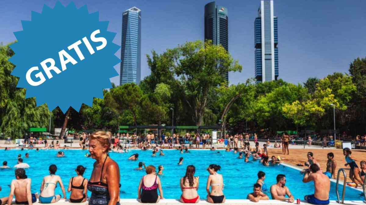 Piscina pública en Madrid con acceso gratis para titulares del Carné Joven durante la campaña Piscineo 2025.