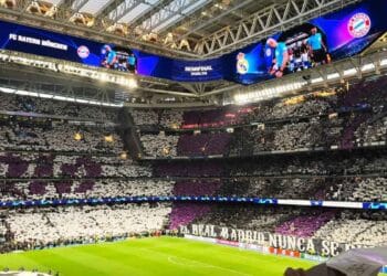 Estadio Santiago Bernabéu.