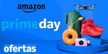 banner amazon prime day 2025 con ofertas y productos destacados