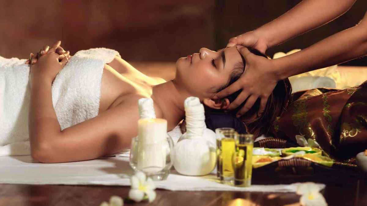 Masaje tailandés relajante.