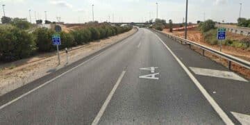 Cortes en la A-4.