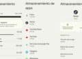 Pantalla de Almacenamiento en Android 16 con listado de apps y botón “Borrar caché” de TikTok para liberar espacio y acelerar el móvil.