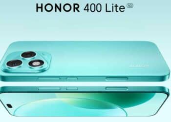 honor 400 lite 5g verde con triple cámara y pantalla ultrabrillante.
