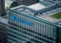 Sede de Barclays en Londres tras la multa de 49,56 millones de euros impuesta por la FCA.