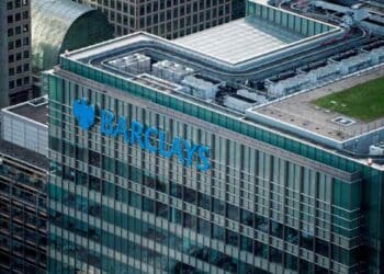 Sede de Barclays en Londres tras la multa de 49,56 millones de euros impuesta por la FCA.