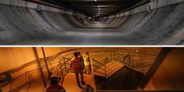 Túneles secretos bajo la M-30 en Madrid preparados para evacuaciones en emergencias