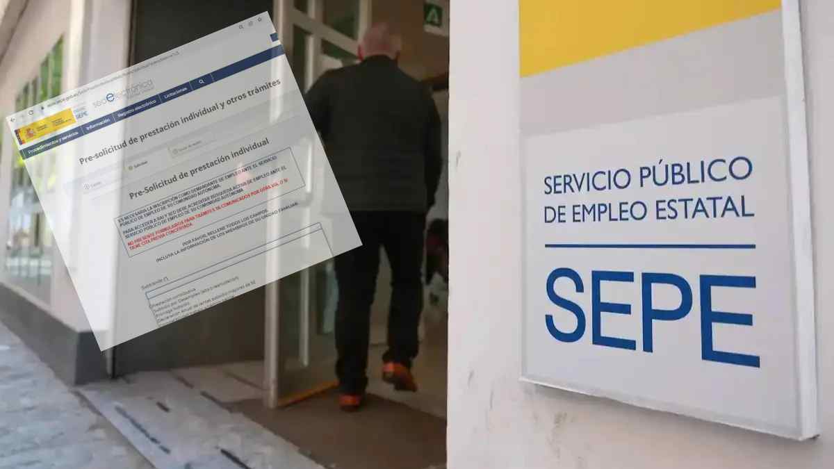 Oficina del SEPE y formulario online para solicitar el subsidio de 480 € para mayores de 52 años.