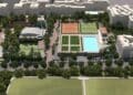 Milla Canal Chamberí, nueva zona deportiva y cultural con jardines, piscinas, pistas de pádel y espacios recreativos.