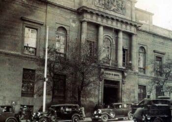Edificio histórico de Atocha, sede de la antigua Facultad de Medicina de Madrid, futuro Museo Nacional Santiago Ramón y Cajal.