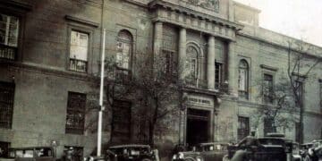 Edificio histórico de Atocha, sede de la antigua Facultad de Medicina de Madrid, futuro Museo Nacional Santiago Ramón y Cajal.