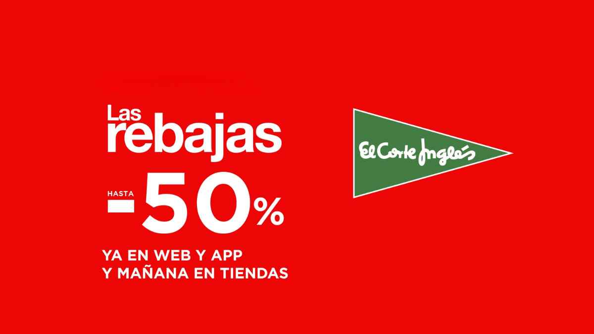 rebajas verano 2025 el corte ingles hasta 50 por ciento descuento.