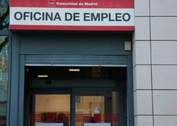 Entrada de una oficina de empleo del SEPE en la Comunidad de Madrid.