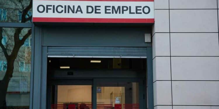 Entrada de una oficina de empleo del SEPE en la Comunidad de Madrid.