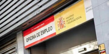Oficina de Empleo del SEPE en Madrid donde se tramita el subsidio para mayores de 52 años.