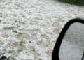 Granizada intensa en España tras tormenta con alerta de AEMET.