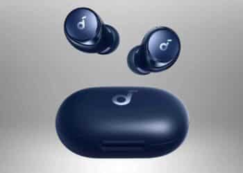 Auriculares Soundcore Space A40 con estuche, 50 horas de autonomía y cancelación de ruido activa.