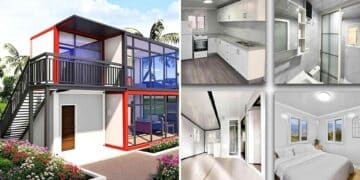 Casa prefabricada moderna Luxury Tiny Home de Amazon por menos de 14.000 euros.