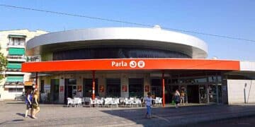 Estación de Cercanías Parla en la línea C-4 de Madrid durante las obras de Atocha.
