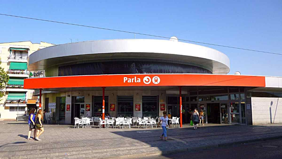 Estación de Cercanías Parla en la línea C-4 de Madrid durante las obras de Atocha.