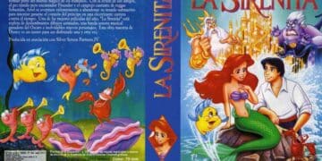 Carátula VHS original de La Sirenita que alcanza hasta 36.000 euros en el mercado de coleccionistas.