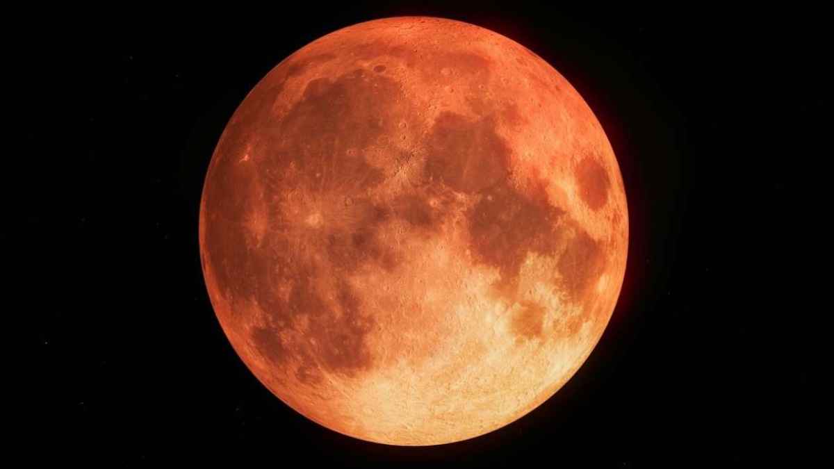 Eclipse de Luna visible desde Madrid el 7 de septiembre al atardecer.