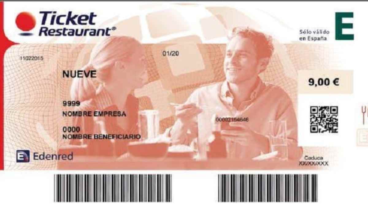 Ticket restaurante como salario en especie según Estatuto de los Trabajadores.