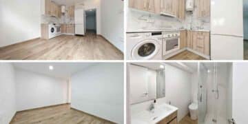 Estudio de 31 m2 en venta en Ventas Ciudad Lineal Madrid por 85.000 euros cocina salón y baño reformado.