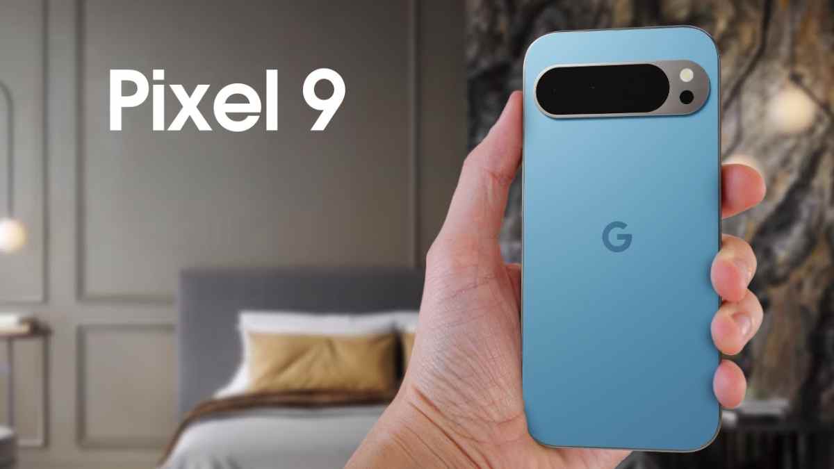 Google Pixel 9 azul en oferta con descuento de 300 euros.