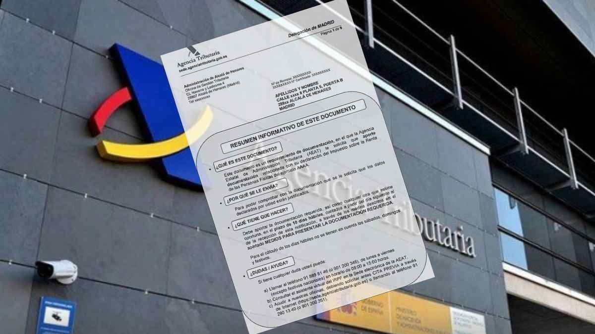 Requerimiento de Hacienda sobre el IRPF a autónomos desde septiembre.