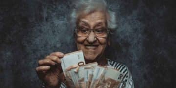 Pensionista recibiendo paga del IMSERSO con complemento del 50% en 2025.
