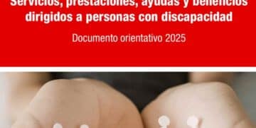 Portada de la guía 2025 de ayudas económicas y prestaciones para personas con discapacidad en la Comunidad de Madrid.