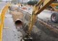 Obras en Madrid para renovar tuberías y mejorar el suministro de agua.