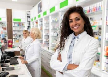 Titulados de FP en sanidad trabajando en farmacia con alta empleabilidad”