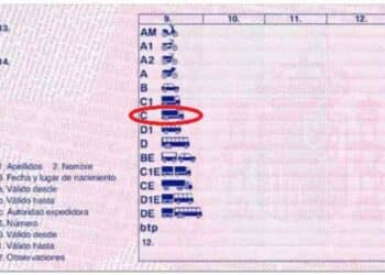 Permiso de conducir C para camiones gratis en la Comunidad de Madrid.