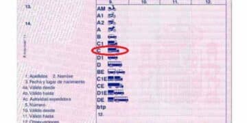 Permiso de conducir C para camiones gratis en la Comunidad de Madrid.