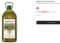 Aceite de oliva virgen extra Maestros de Hojiblanca en oferta El Corte Inglés garrafa 5 litros 20,95 euros.