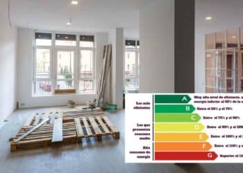 Reforma energética de vivienda con certificado de eficiencia energética en España 2030.