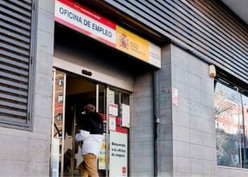 Exterior de una oficina del SEPE donde se gestionan las prestaciones por desempleo.