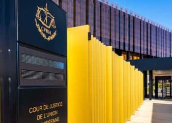 Fachada del Tribunal de Justicia de la Unión Europea TJUE en Luxemburgo.
