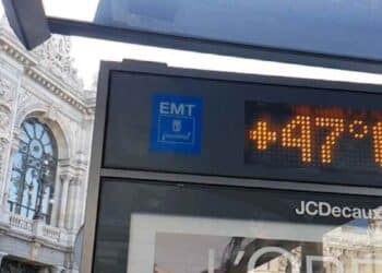 Termómetro marca 47 grados en Madrid por altas temperaturas de verano según AEMET.