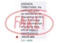SMS falso de la Agencia Tributaria sobre devolución pendiente.