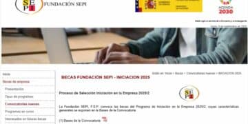 Becas Fundación SEPI 2025 para prácticas en empresa con hasta 1.100 euros mensuales.
