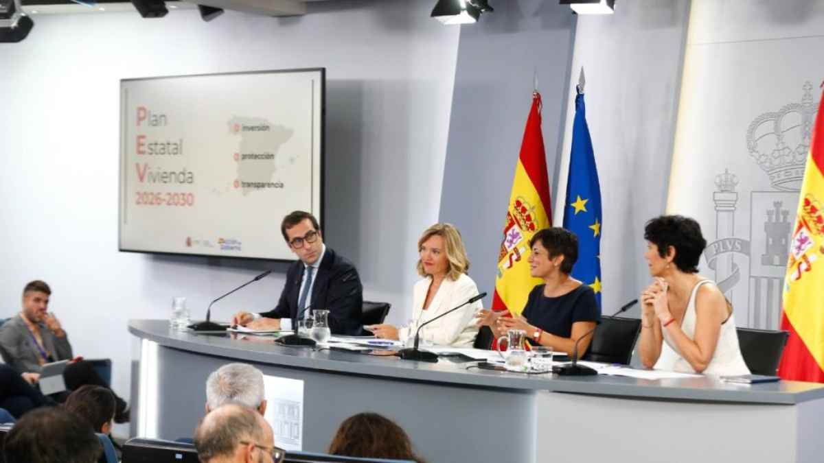 Presentación del Plan Estatal de Vivienda 2026-2030 con ampliación del bono de alquiler joven.