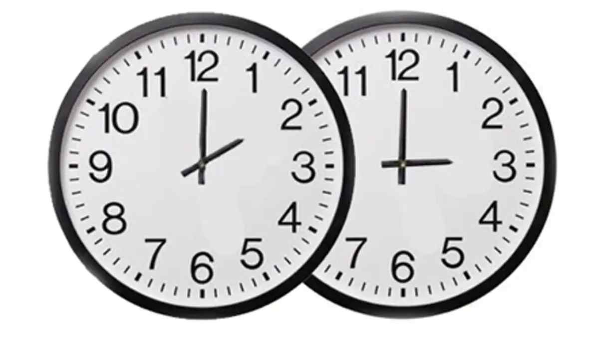 cambio de hora 2025 en España con relojes atrasados una hora