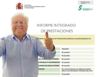 Jubilado con carnet de la Seguridad Social para pensiones 2025.