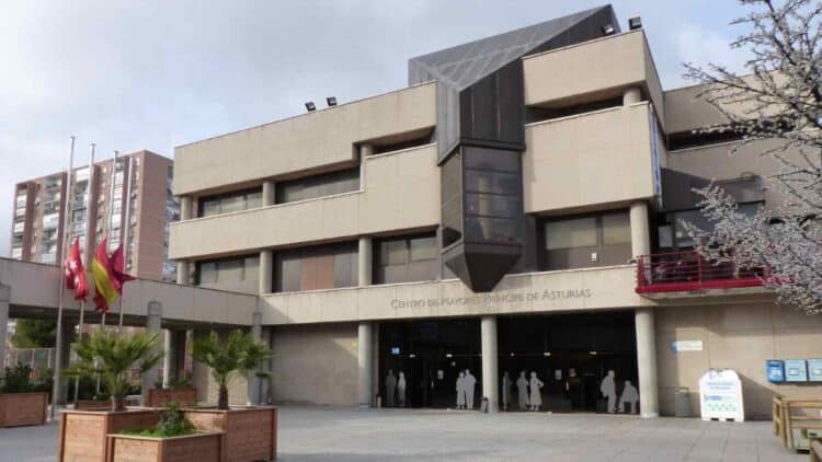 Centro de mayores Príncipe de Asturias en Ciudad Lineal Madrid.